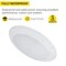 Nuwatt 5/6" LED Flush Mount Ceiling Light, Dimmable Retrofit Disk Recessed Lighting Fixture, 3000K, PK12 NW-R-DSK-6-15W-30K-12P - alternate 3